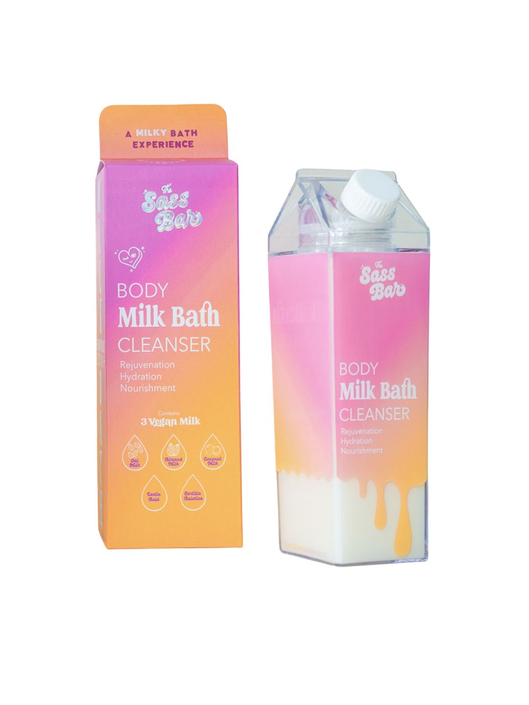 The Sass Bar Body Milk Bath Cleanser- 470 ml-image-40