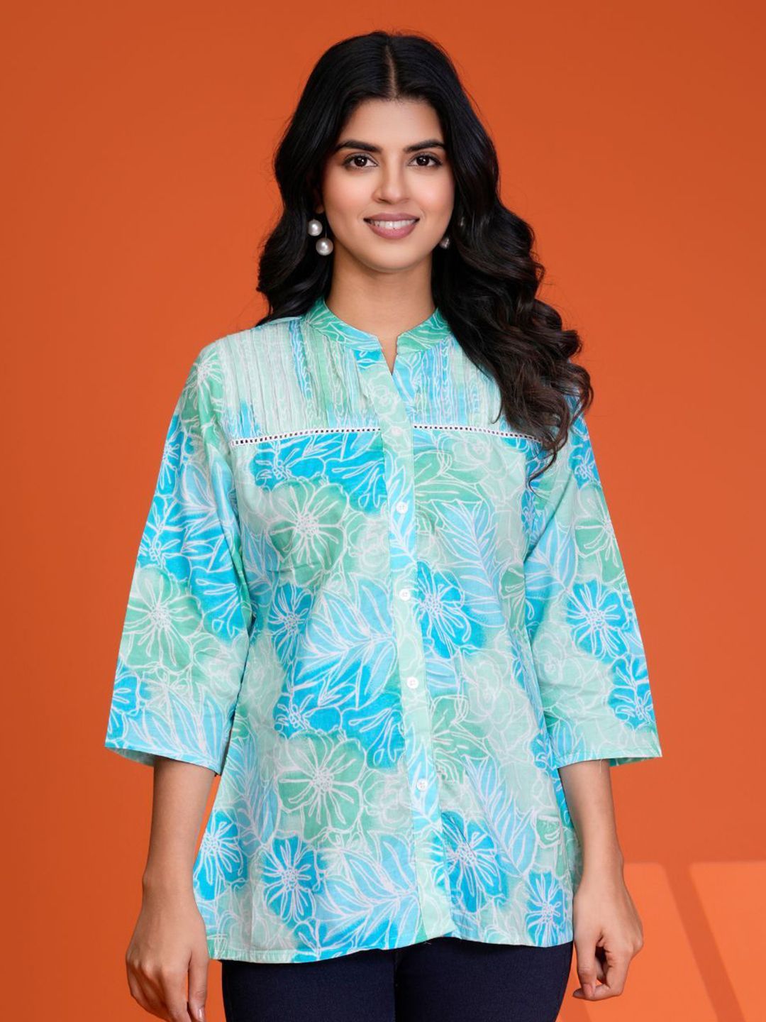 Kaftanize Floral Printed Kurti-image-13