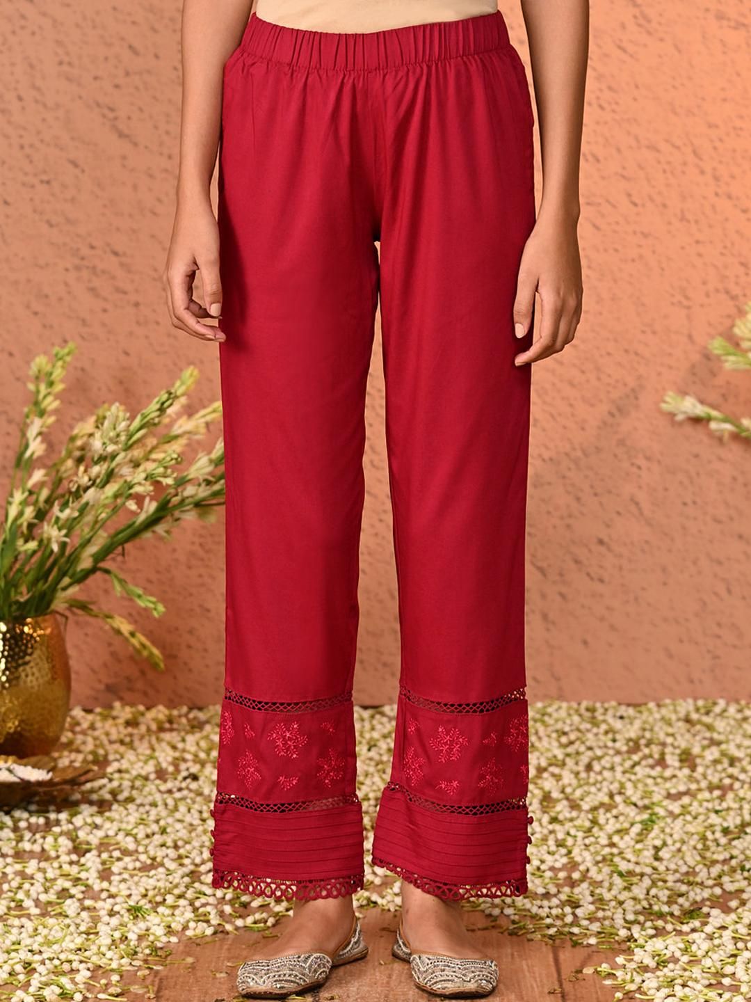 Lakshita Women's Ethnic Fit Palazzos-picture-35