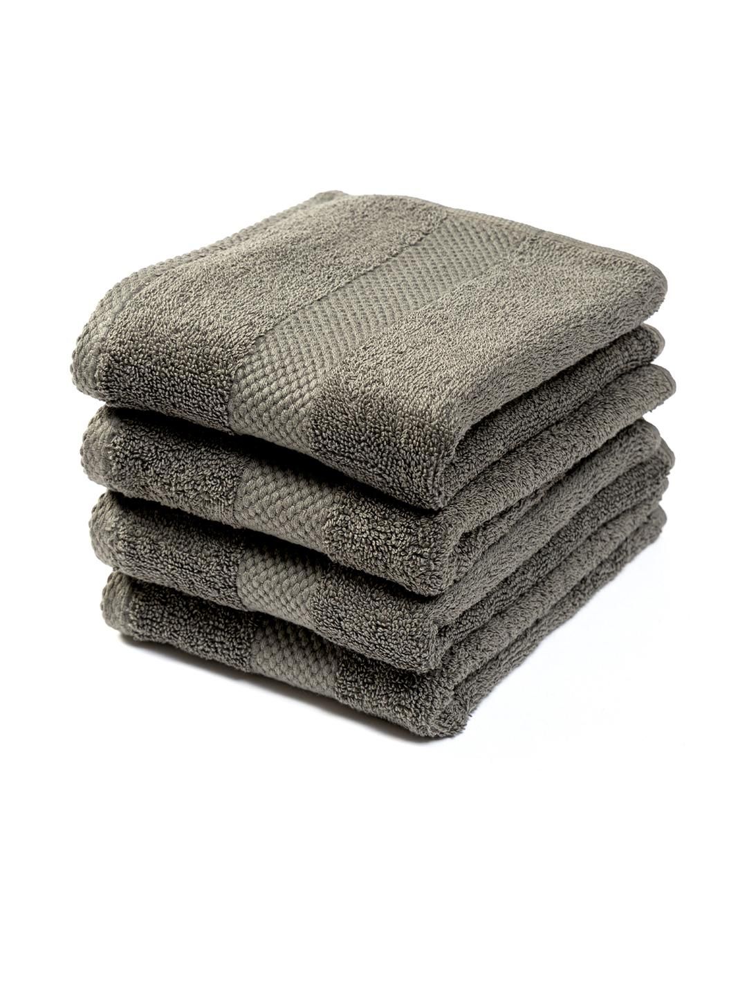 Earthy Fables Set of 4 600 GSM Cotton Hand Towel-image-11