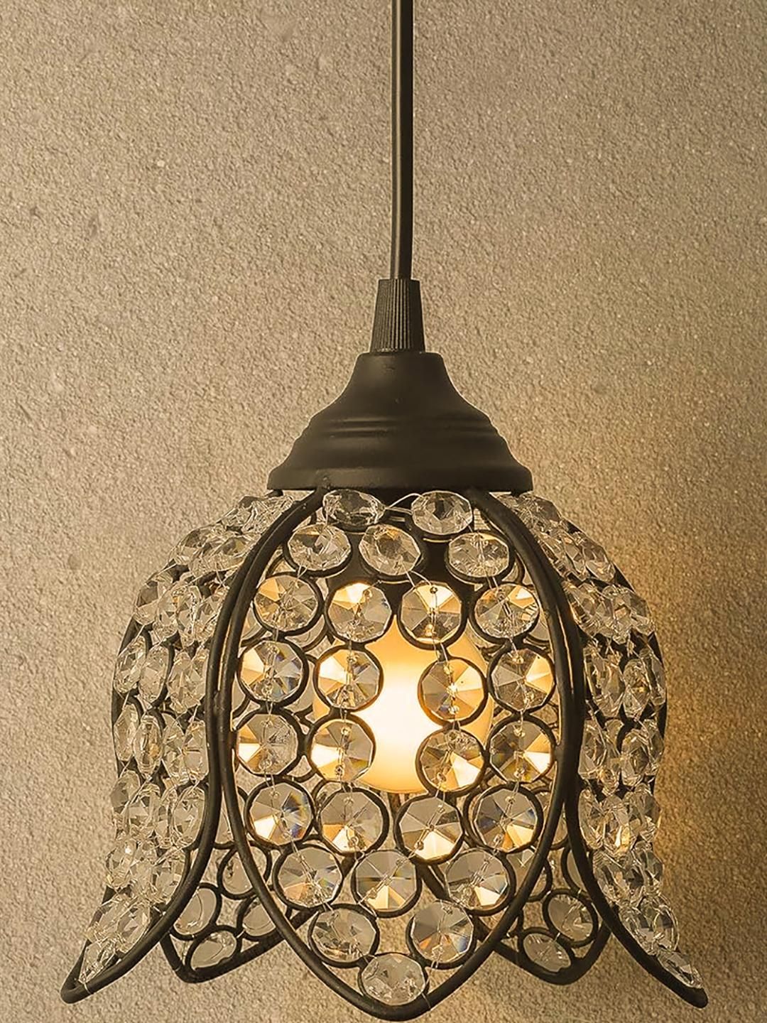 Decorcity Black Textured Ceiling Lamp-picture-24
