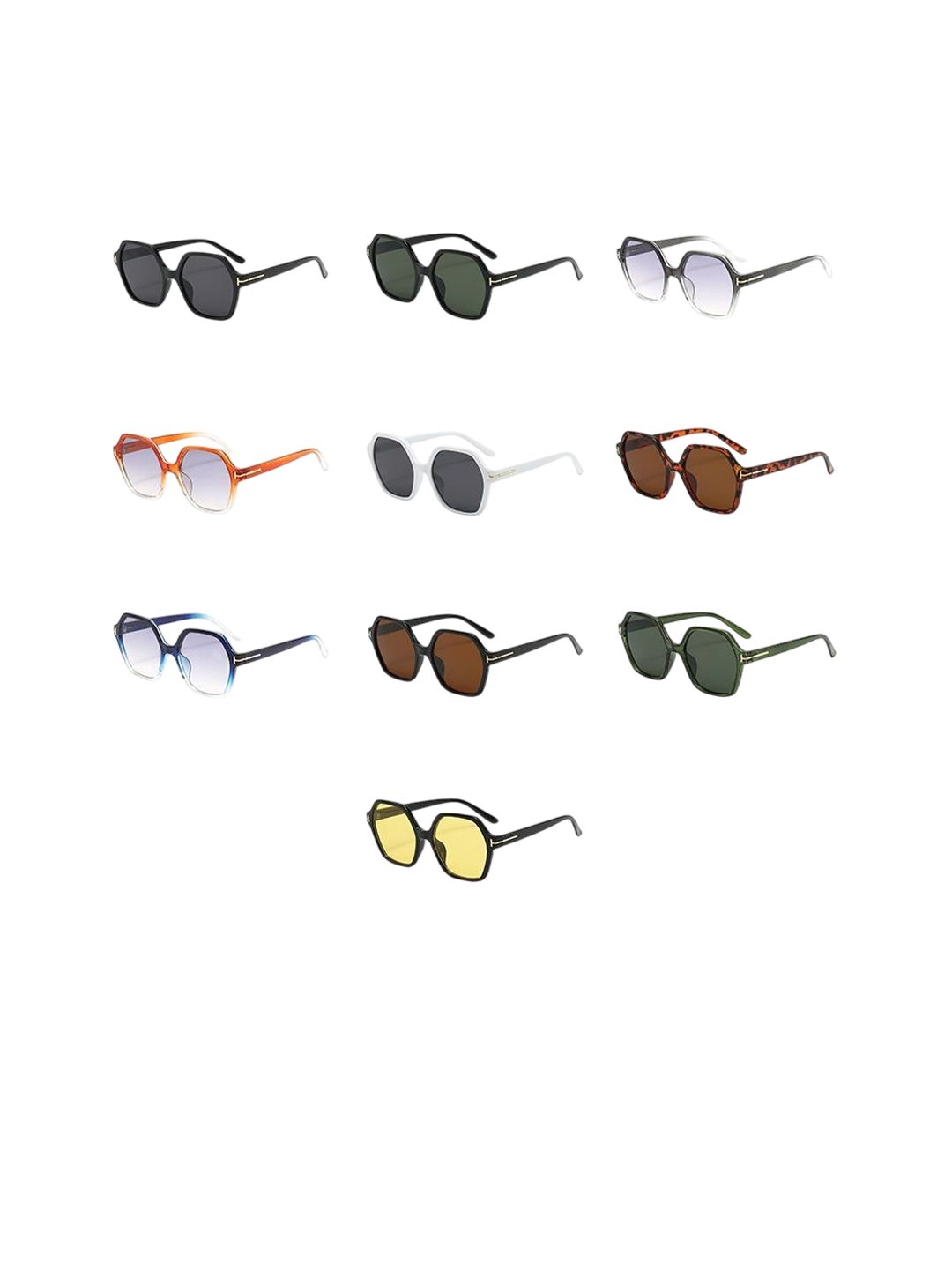 AUGEN Unisex UV Protected Lens Oversized Sunglasses VI-SG-197-C3.-image-12
