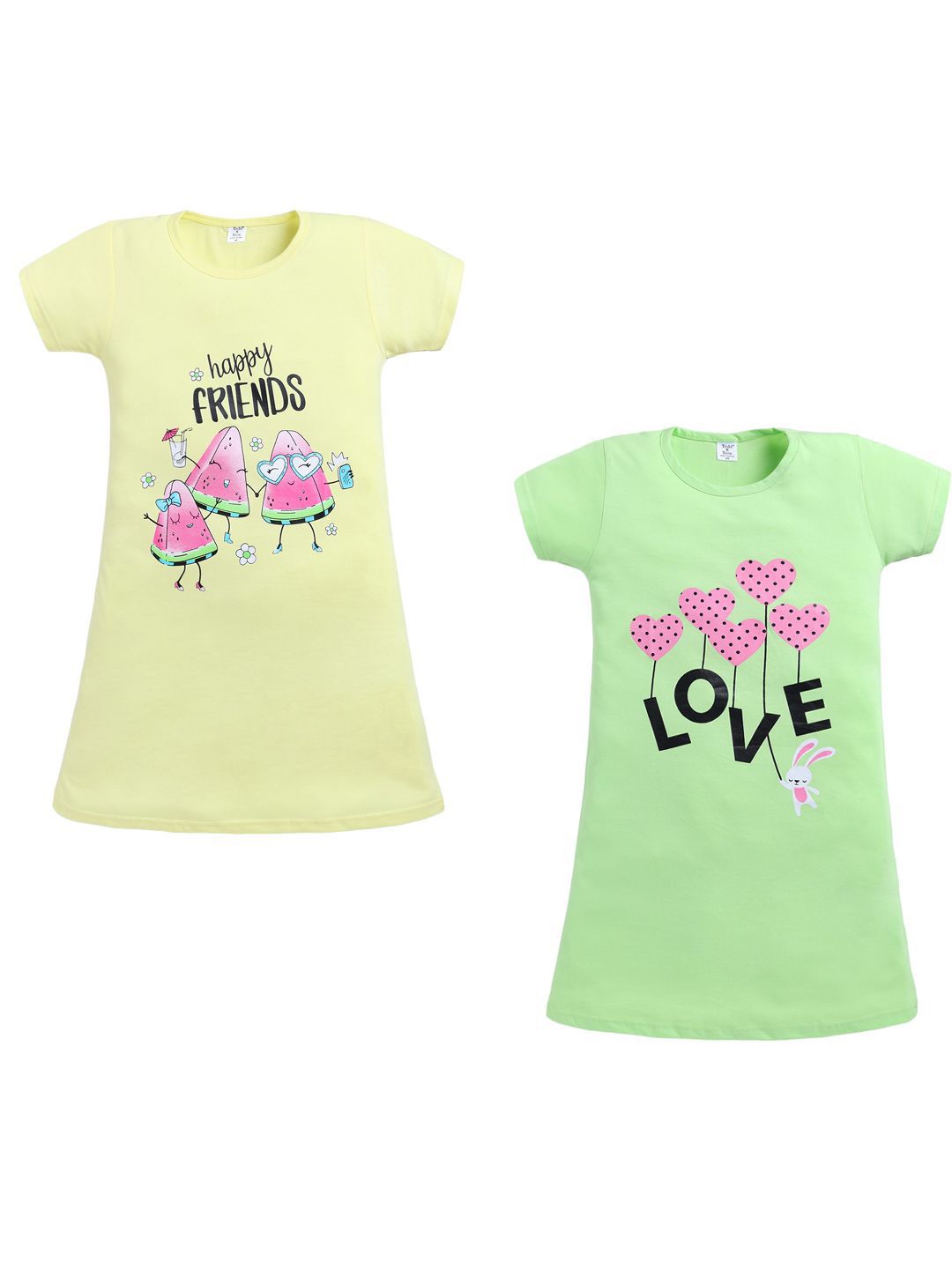 Todd N Teen Girls Printed Nightdress-image-37