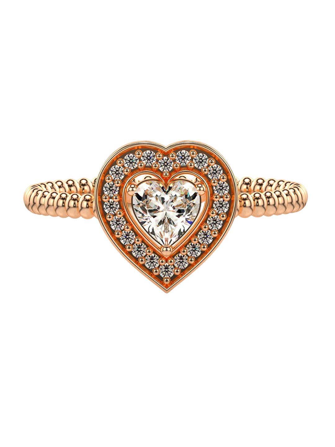 VALANOVA Women Rose Gold Ring Diamond-picture-21