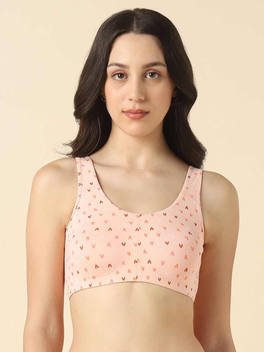 Van Heusen Printed Full Coverage Workout Sports Bra
