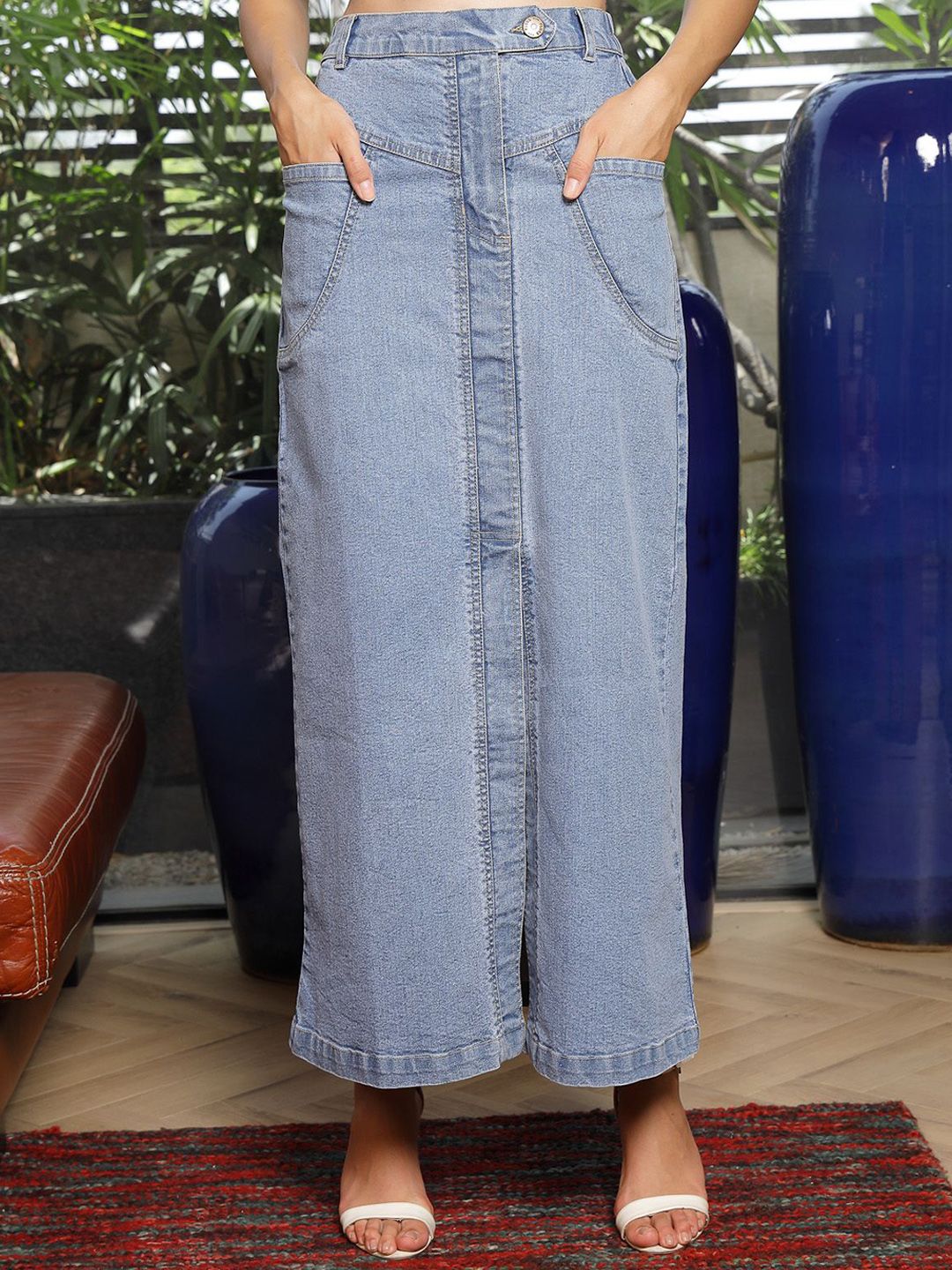 plusS Straight Maxi Skirt-picture-19