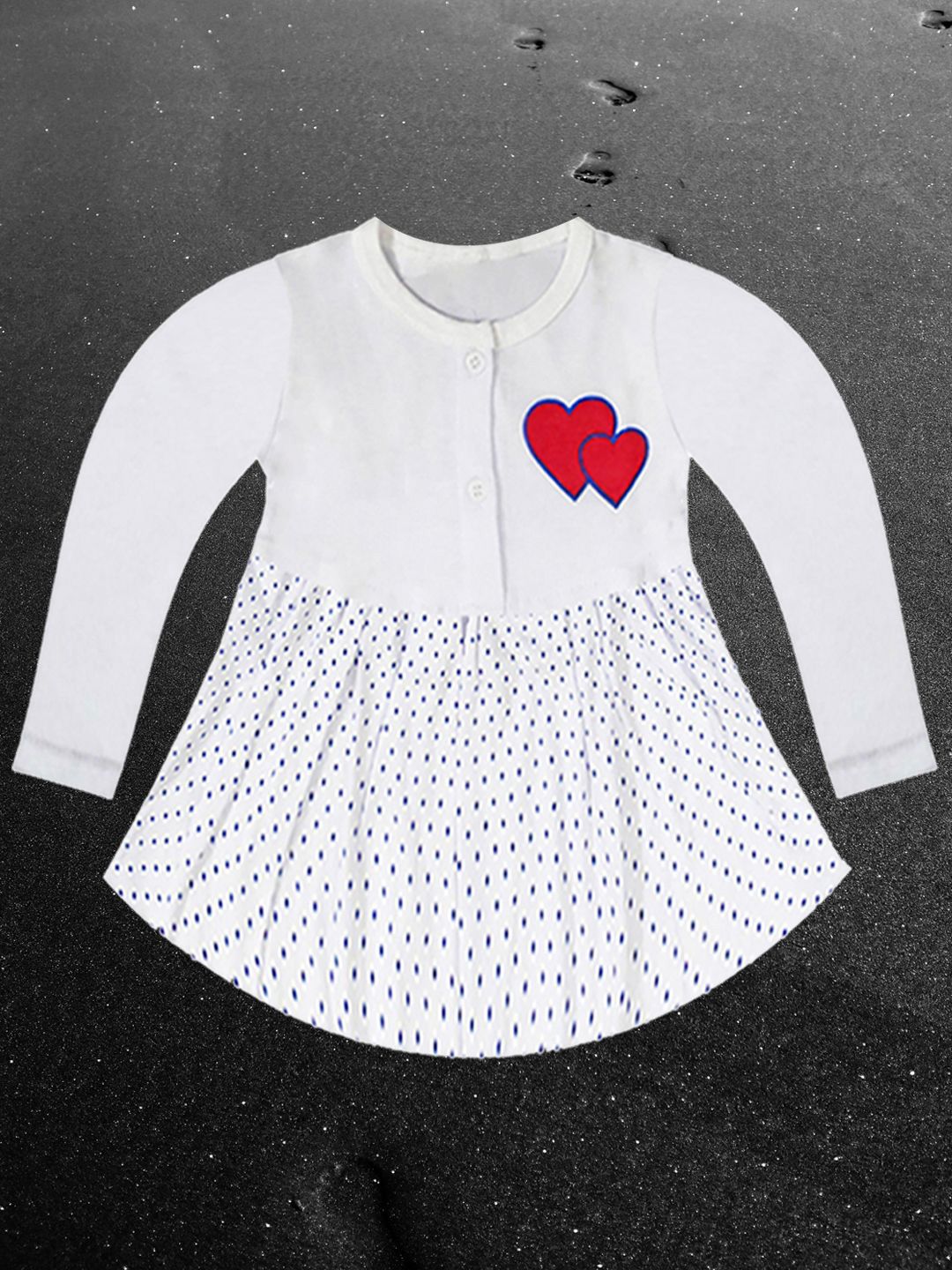 KidzzCart Polka Dot Print Fit & Flare Dress-picture-37