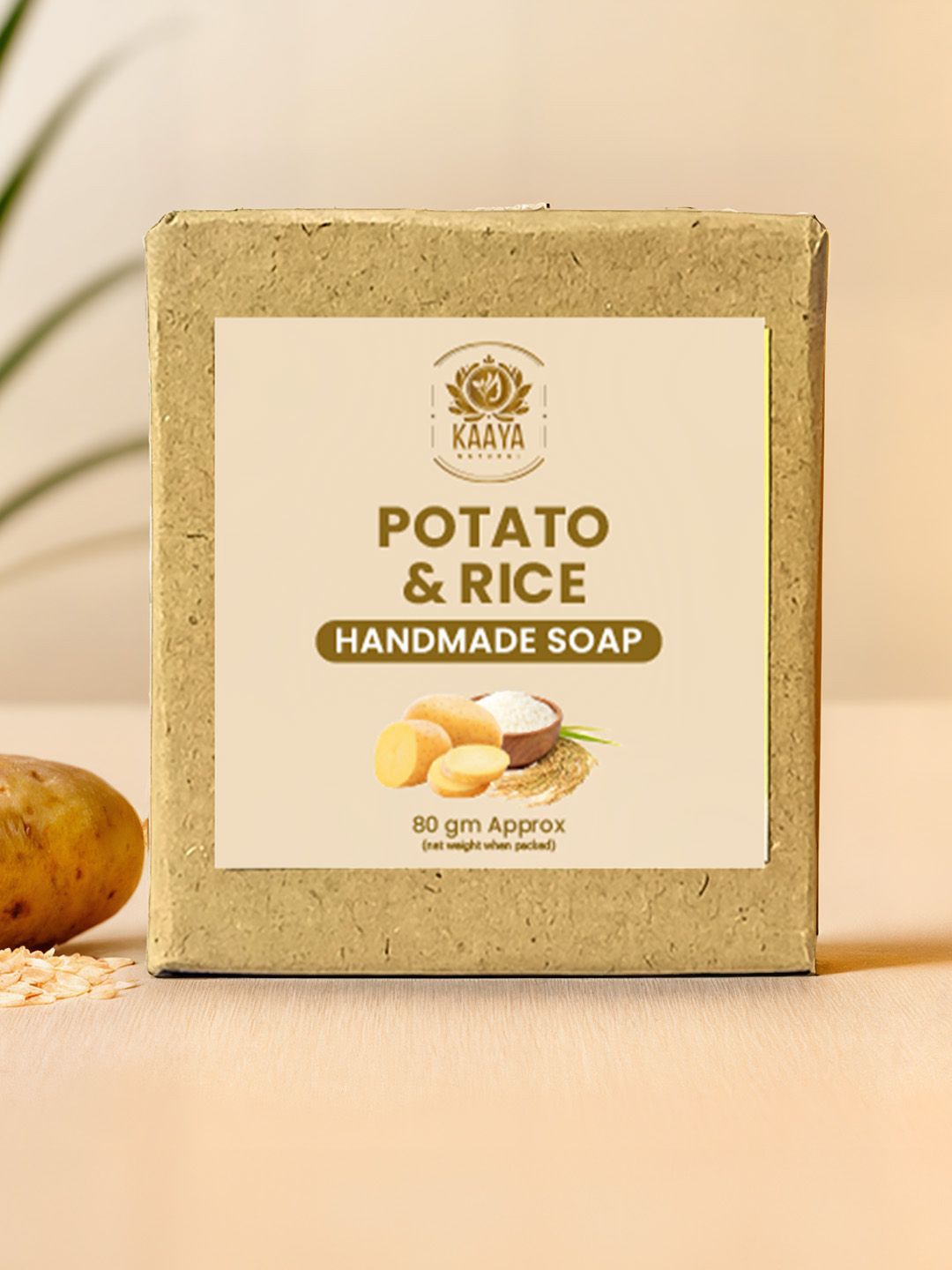 Kaaya Natural Set of 2 Potato & Rice Anti -Tan Handmade Soap - 80g Each-image-19