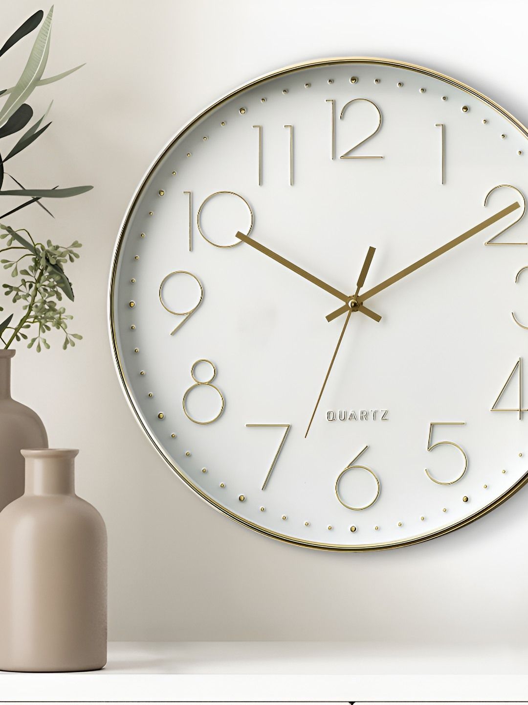 Home Centre White Contemporary Wall Clock-picture-11