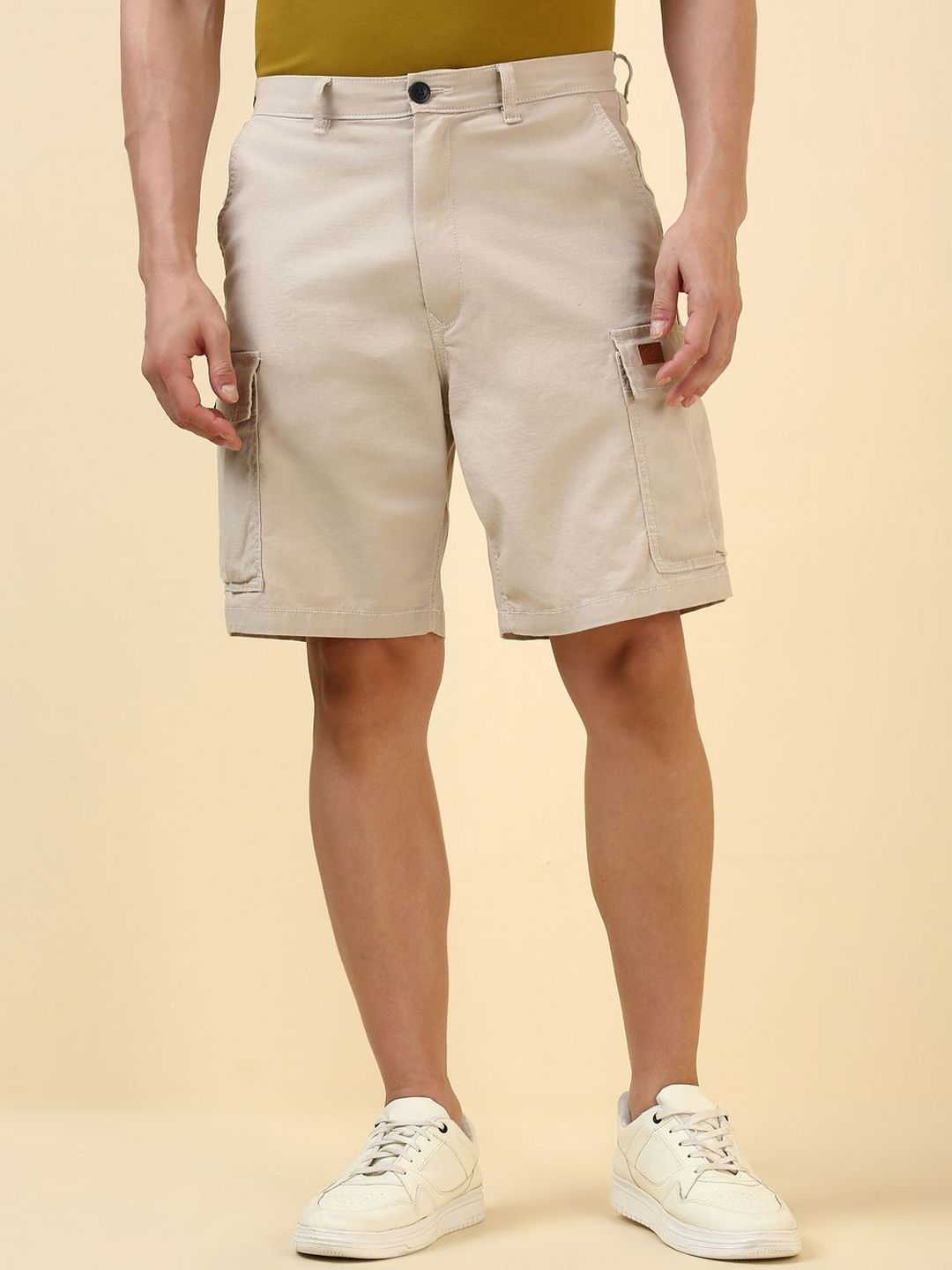 Allen Solly Men Regular Fit Cargo Shorts-picture-23