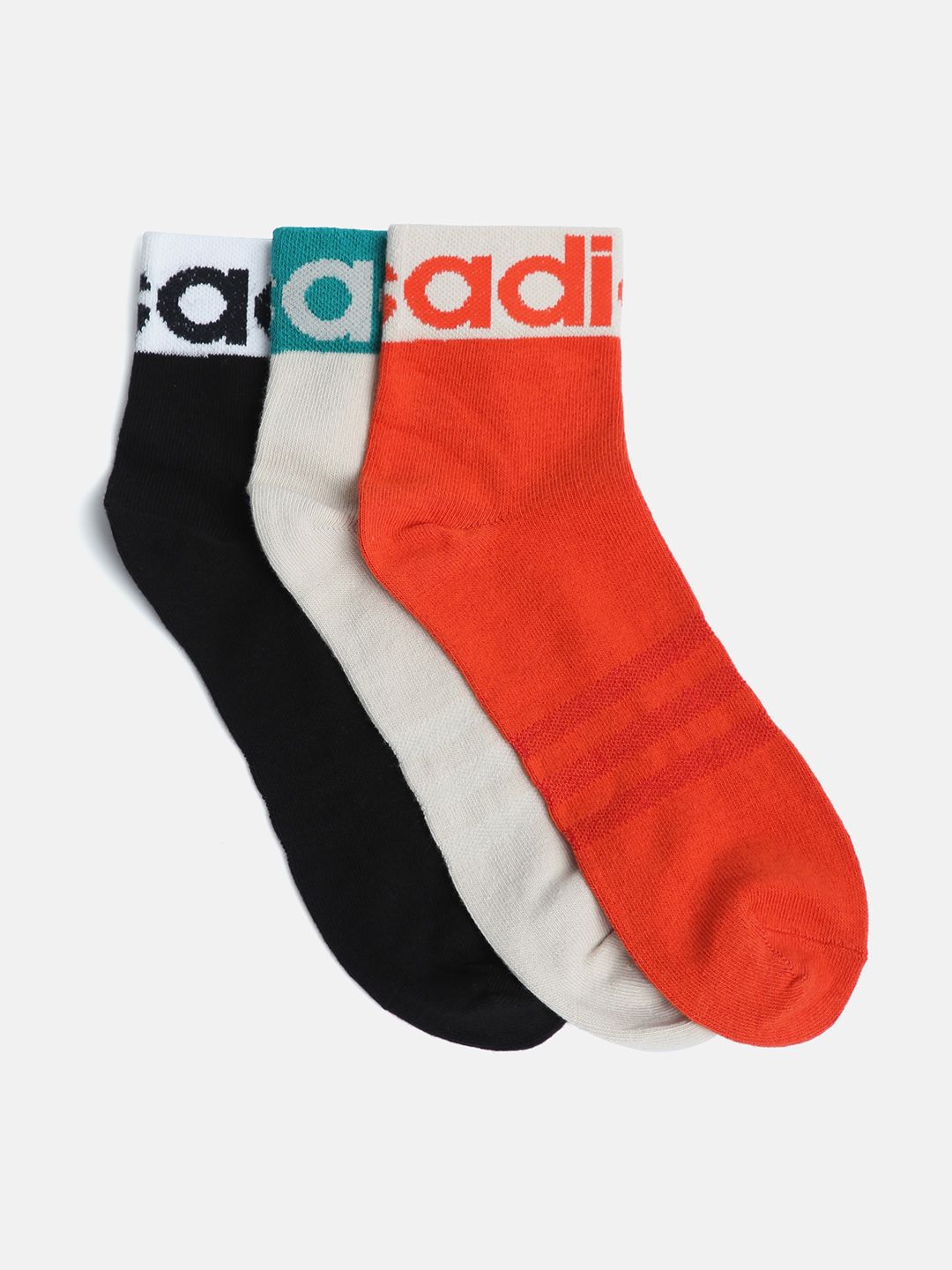 ADIDAS Men Pack Of 6 Ankle Length Socks-image-6