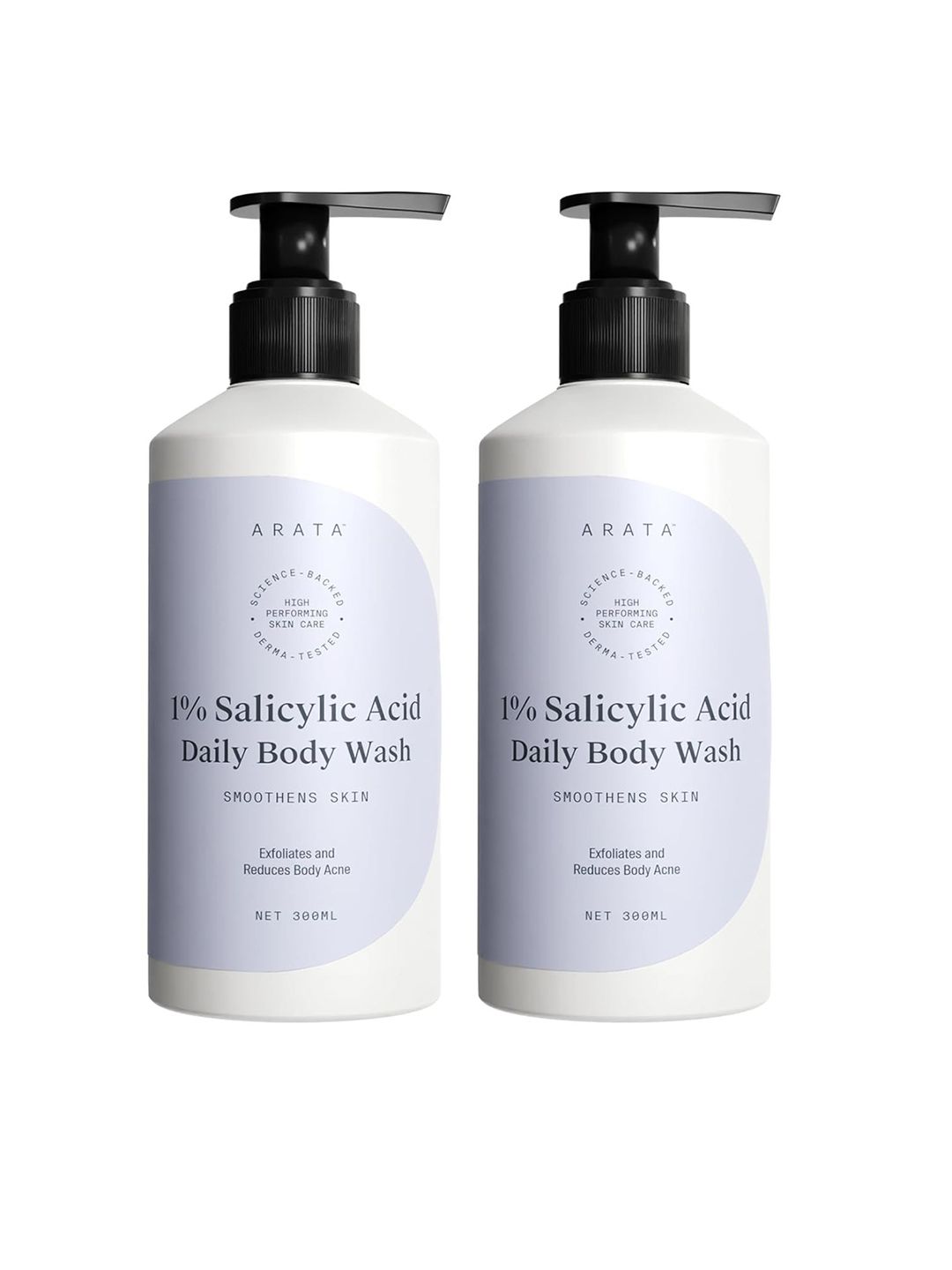 ARATA Set Of 2 1% Salicylic Acid Exfoliating Body Wash- 300 ml Each-image-17