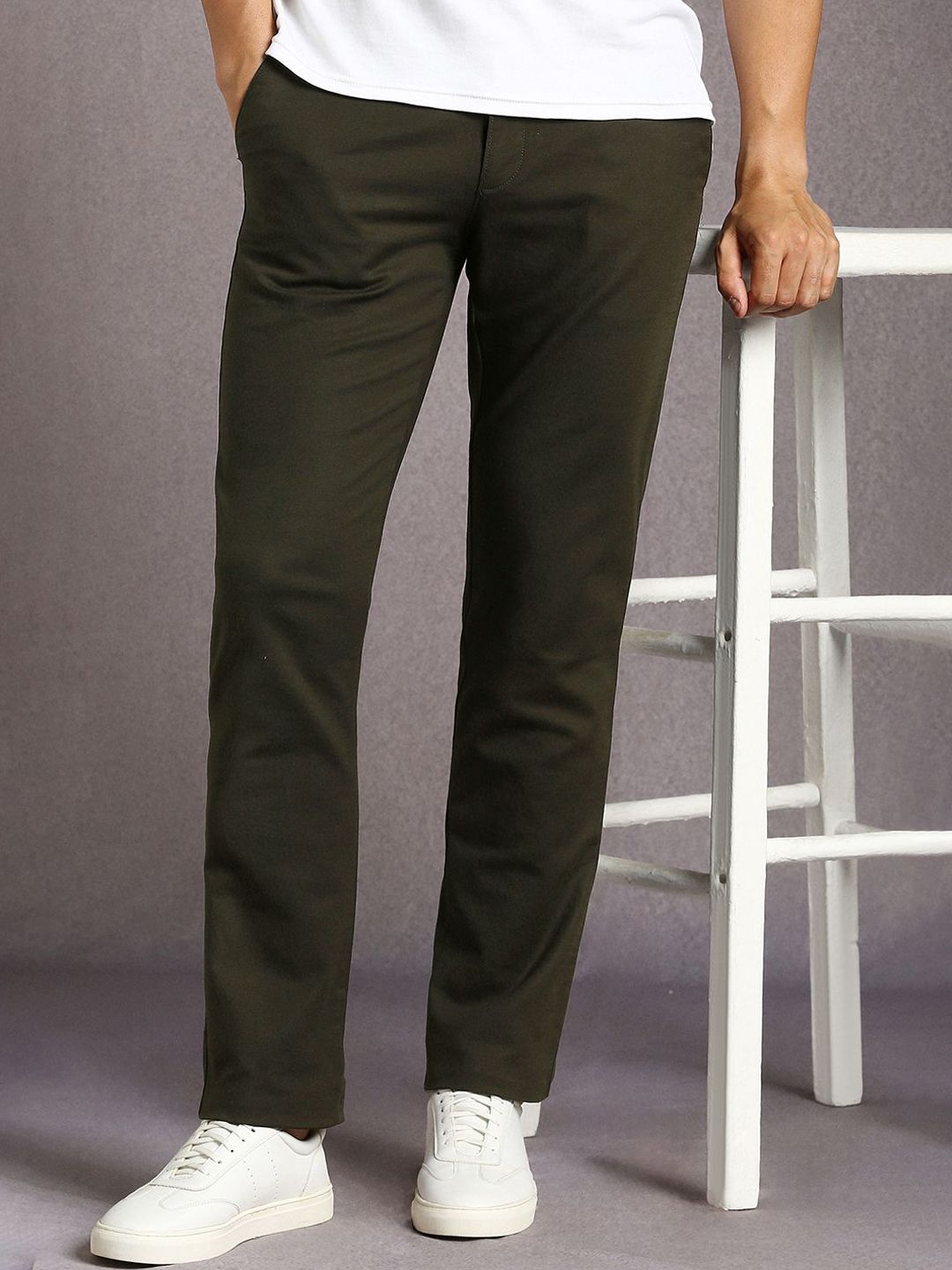 Louis Philippe Sport Men Slim Fit Trousers-picture-13
