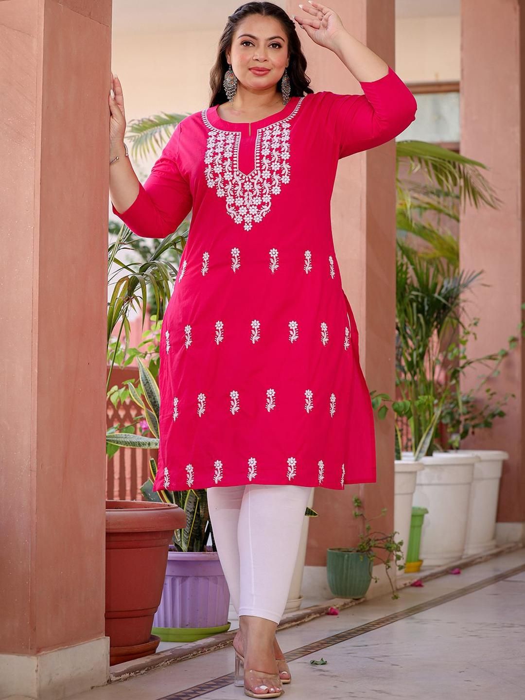 KALINI Women Printed Floral Kurta-picture-27