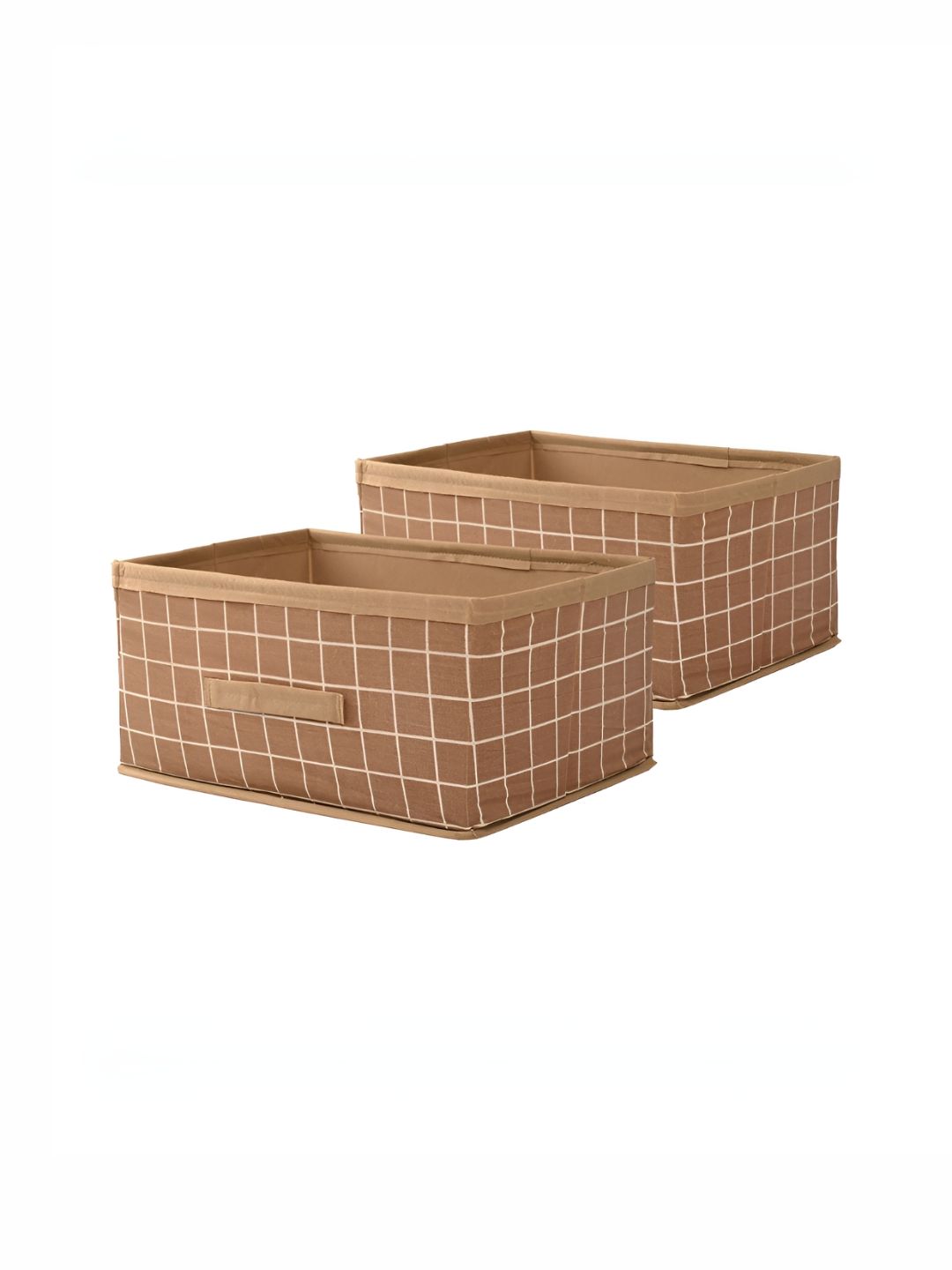 Aura Beige Set of 2 Regular Drawer Organiser Organisers-image-12