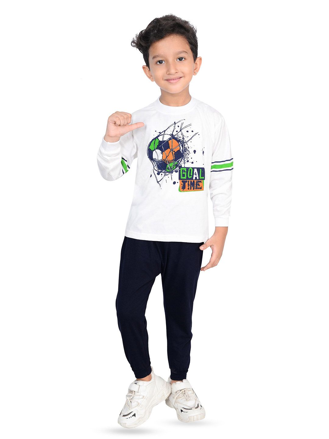 Pankhu Unisex Kids T-shirt with Pyjamas-picture-49