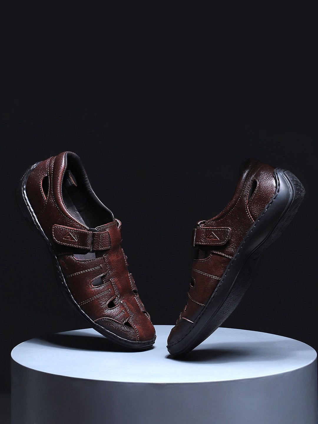 Monte Carlo Men Leather Fisherman Sandals-picture-13