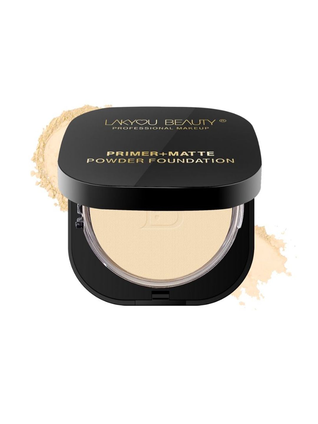 LAKYOU BEAUTY Powder + Matte Compact Powder- 15 g- White Ivory 01-picture-46