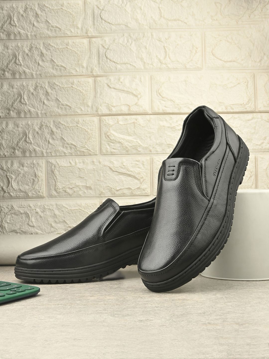 Valentino Men Leather Formal Slip Ons-picture-51