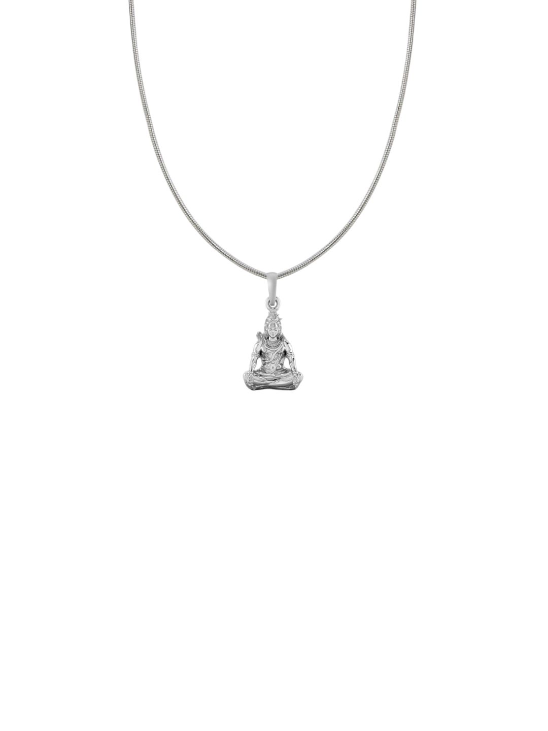 AKSHAT SAPPHIRE Kids 925 Sterling Silver Alphabet J Pendant With Chain-picture-36