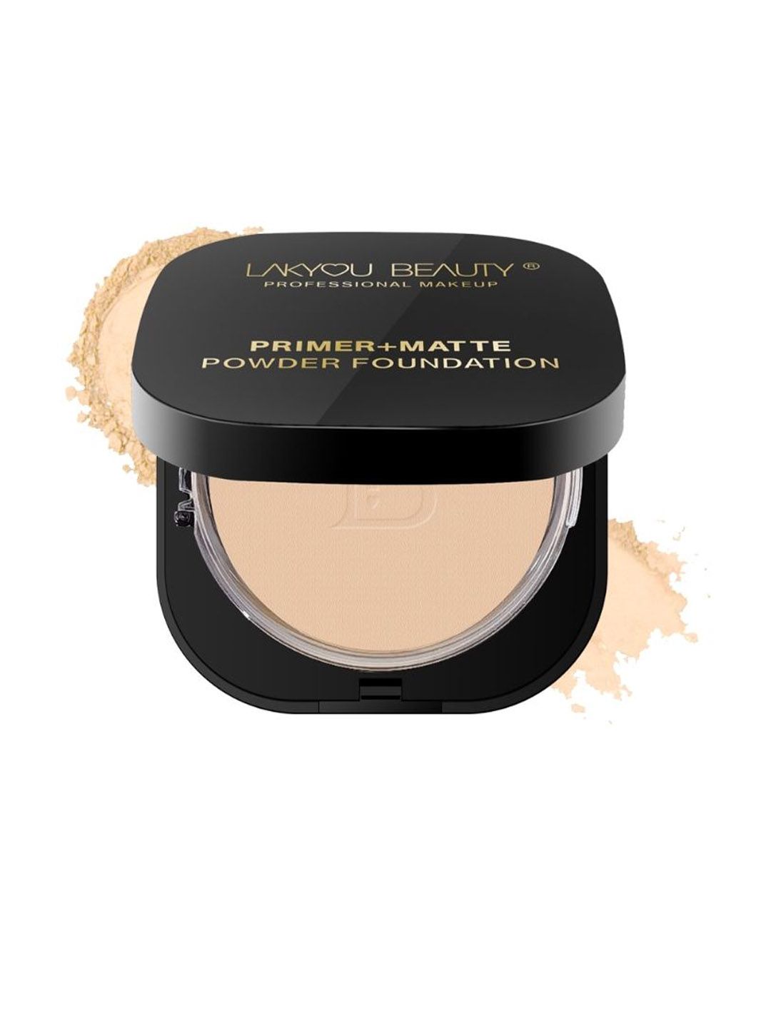 LAKYOU BEAUTY Powder + Matte Compact Powder- 15 g- Natural Beige 03-picture-10