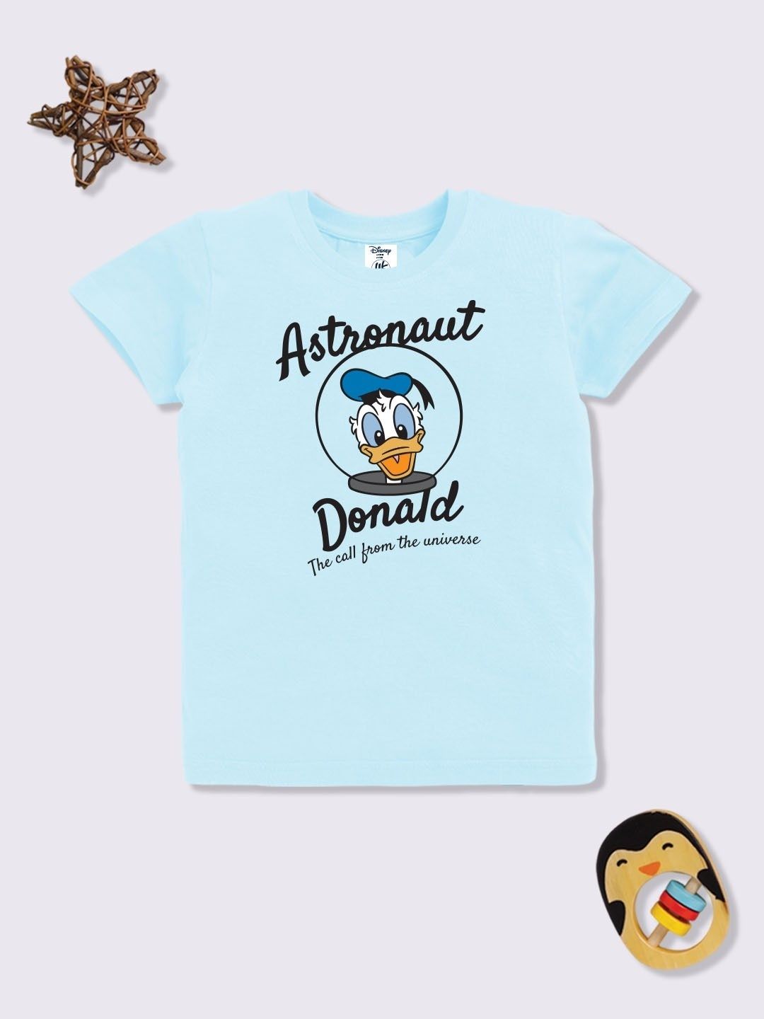 YK Disney Boys Donald Duck Printed Cotton T-shirt-image-40
