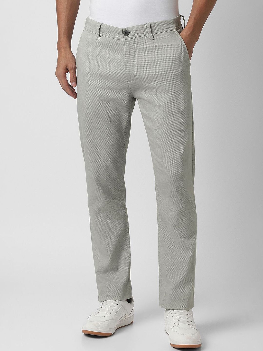 Peter England Casuals Men Slim Fit Chinos-picture-21