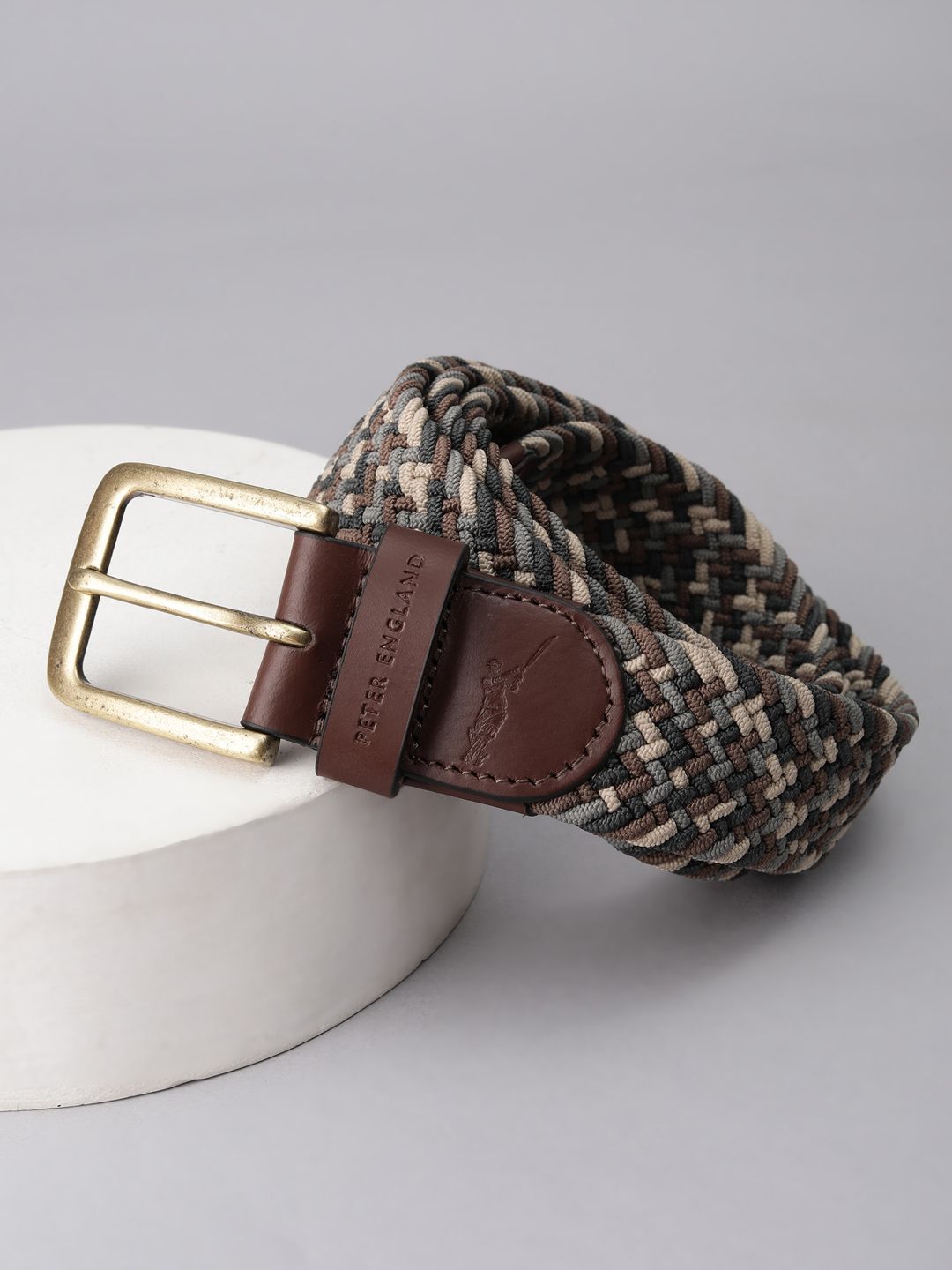 Peter England Men Braided Leather Belt-picture-18