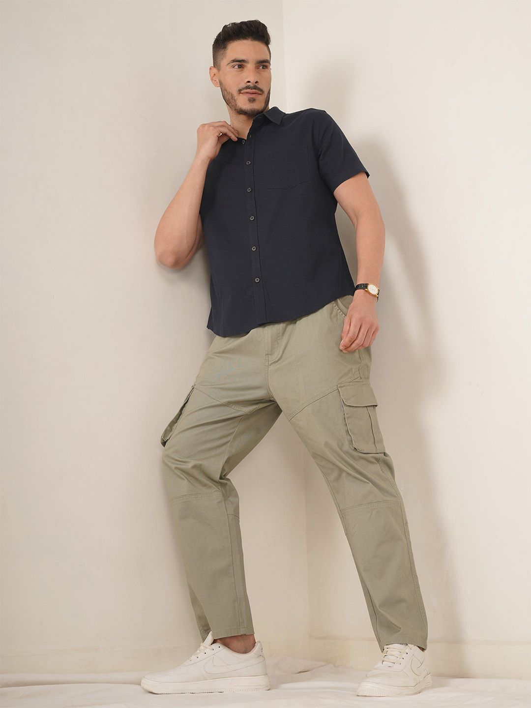 Cot'N Soft Spread Collar India Slim Cotton Casual Shirt-picture-14