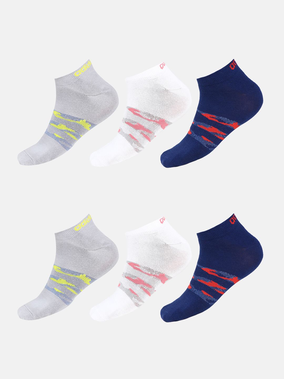 ADIDAS Men Pack Of 6 Ankle Length Socks-image-8