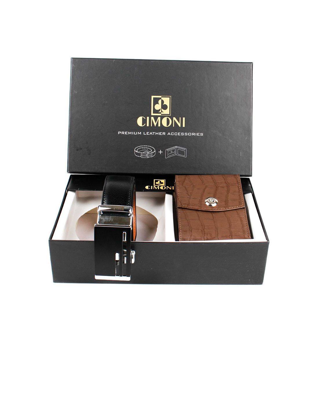 CIMONI Men Belt And Wallet Combo Accessory Gift Set-picture-39