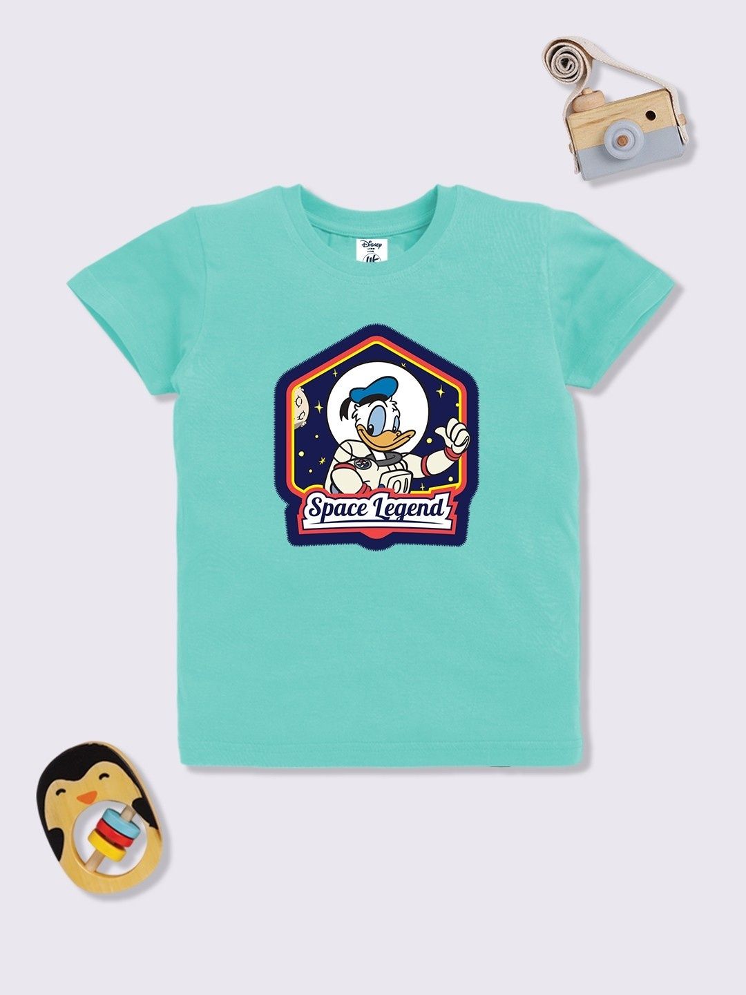 YK Disney Boys Donald Duck Printed Cotton T-shirt-picture-39