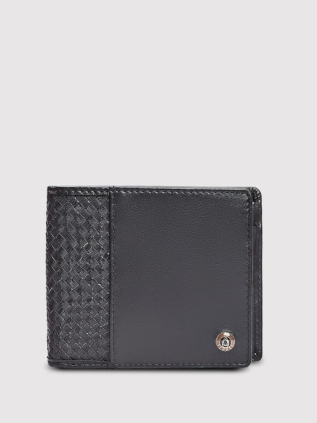 SENNES Men Textured Leather Two Fold Wallet-image-47