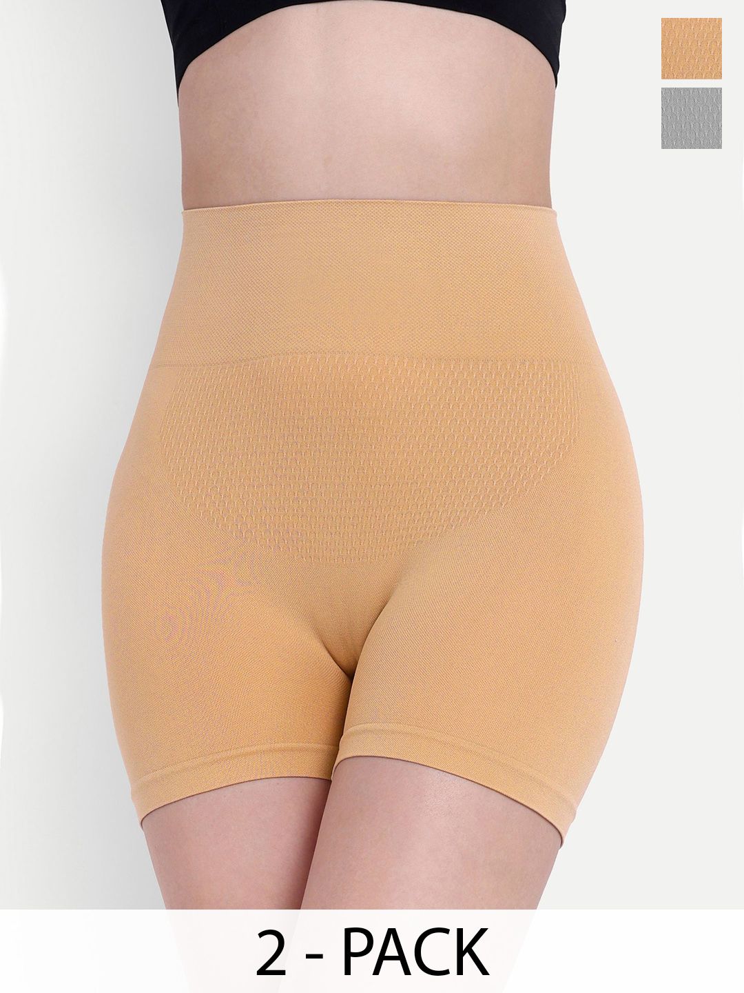 Trulymart Pack Of 2 Seamless High Waist Tummy Tucker Shapewear-picture-32