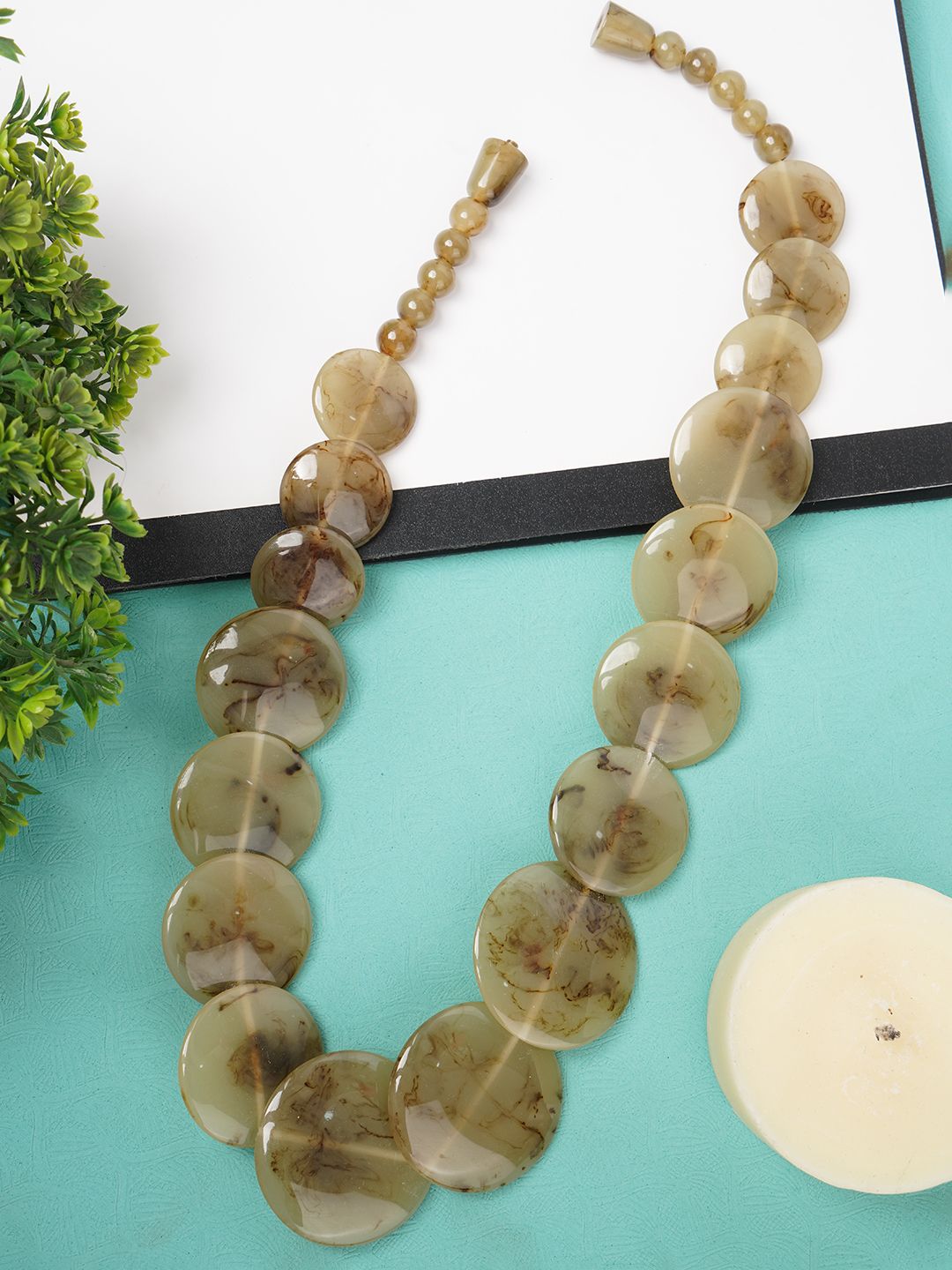 Bamboo Tree Jewels Artificial Beaded Necklace-picture-34
