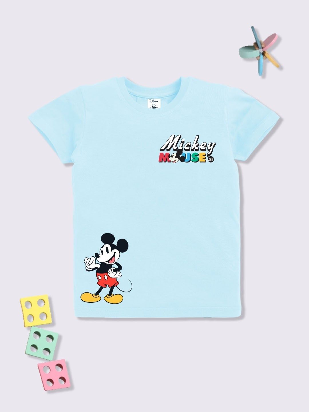 YK Disney Boys Mickey Mouse Printed Cotton T-shirt-picture-38