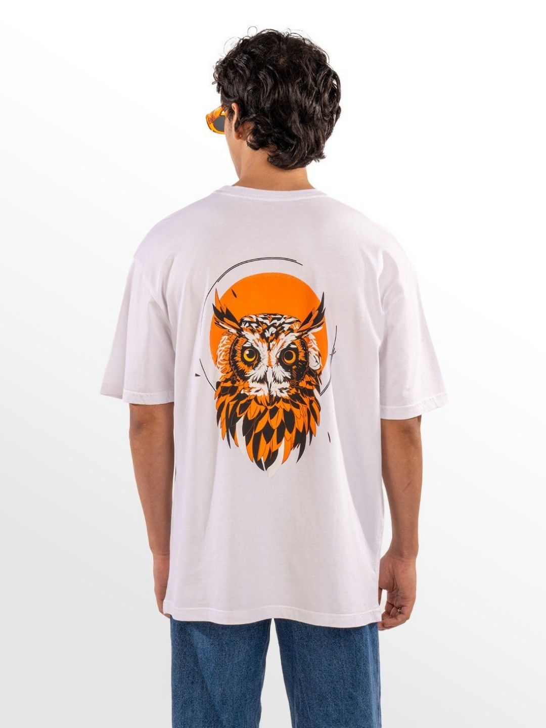 Eszett Men Graphic Printed Round Neck Cotton Oversized T-shirt-picture-16