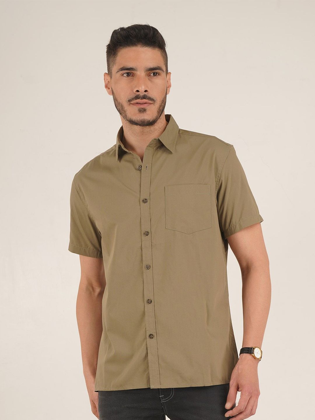 Cot'N Soft Spread Collar India Slim Cotton Casual Shirt-picture-11