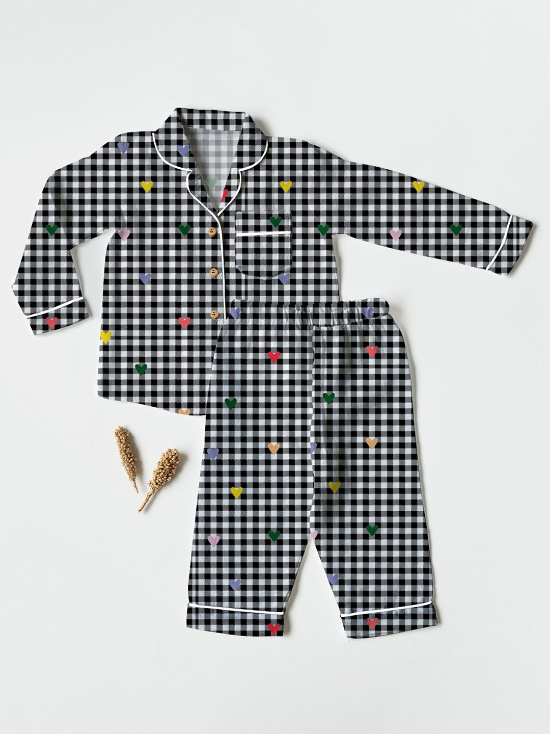 cocoon care Unisex Kids Printed Night suit-picture-9