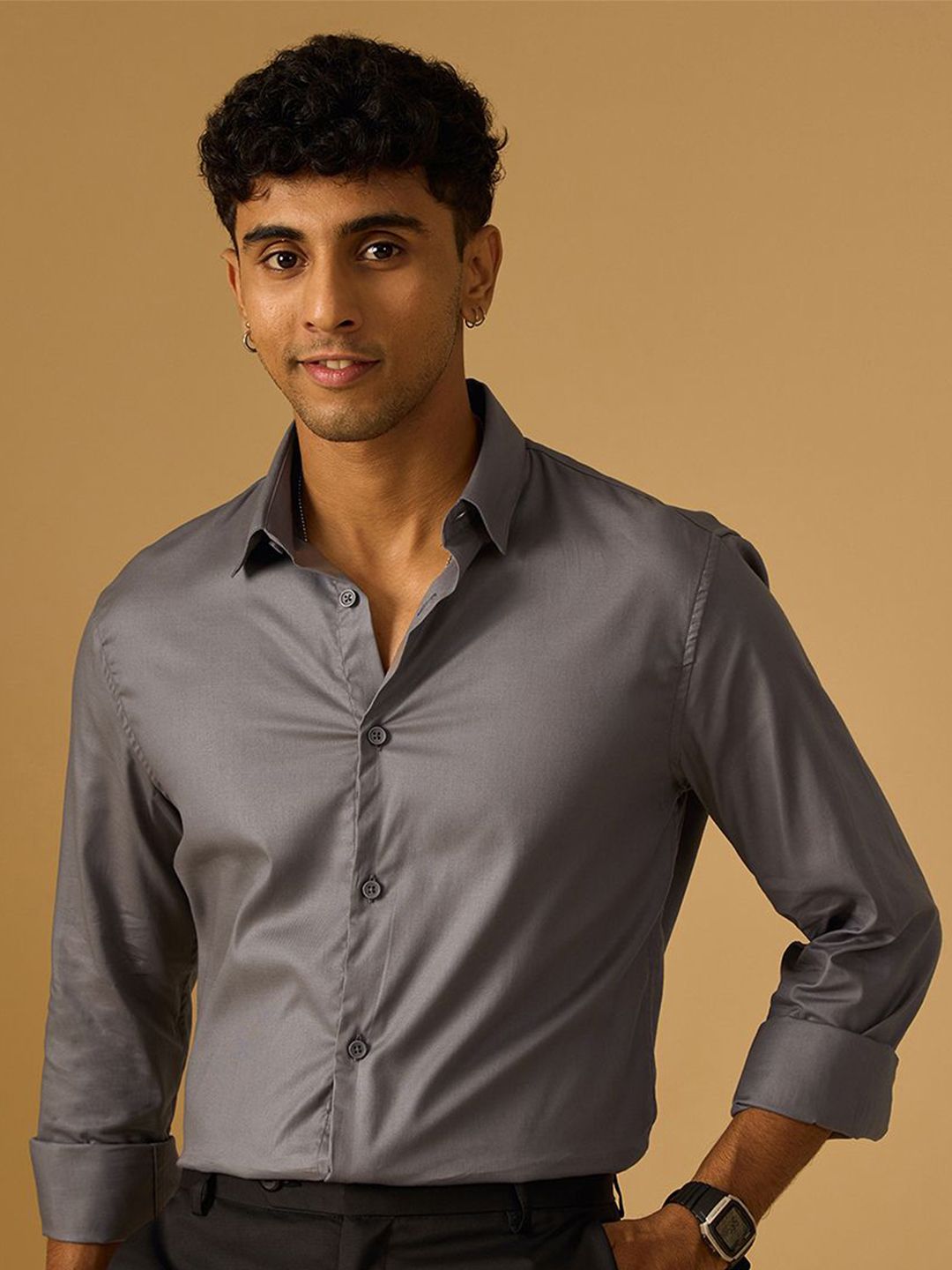 Espanshe Slim Fit Pure Cotton Casual Shirt-picture-27