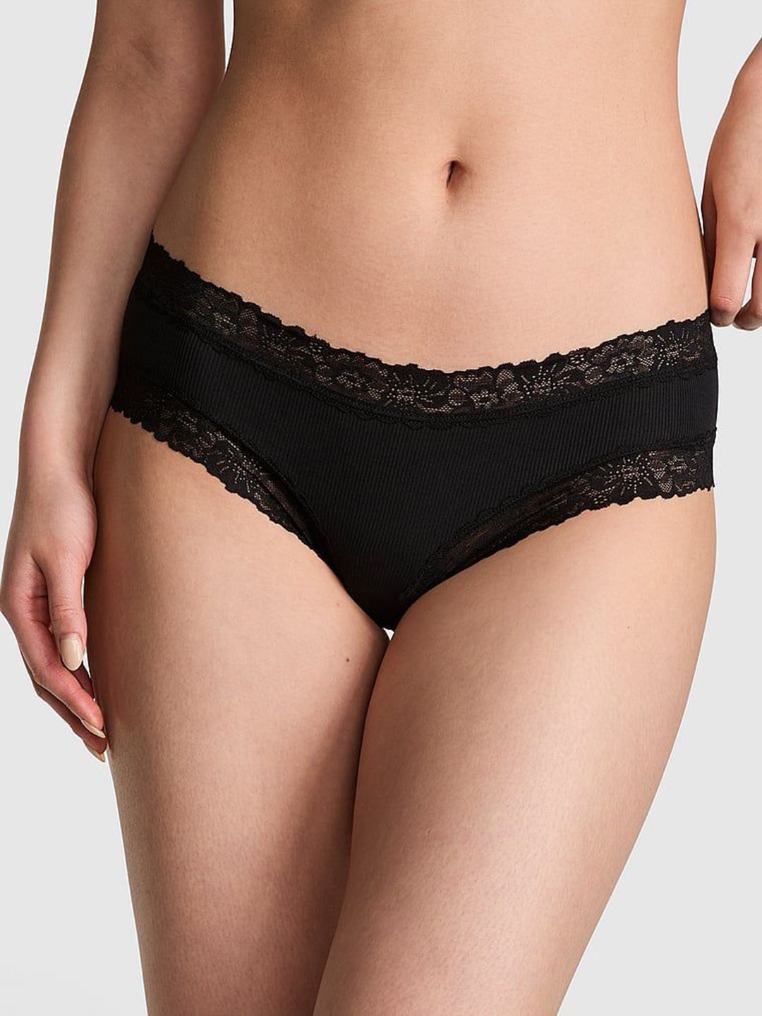 Victoria's Secret PINK Low-Rise Wink Lace-Trim Cheeky Brief 1125430254A2-picture-37