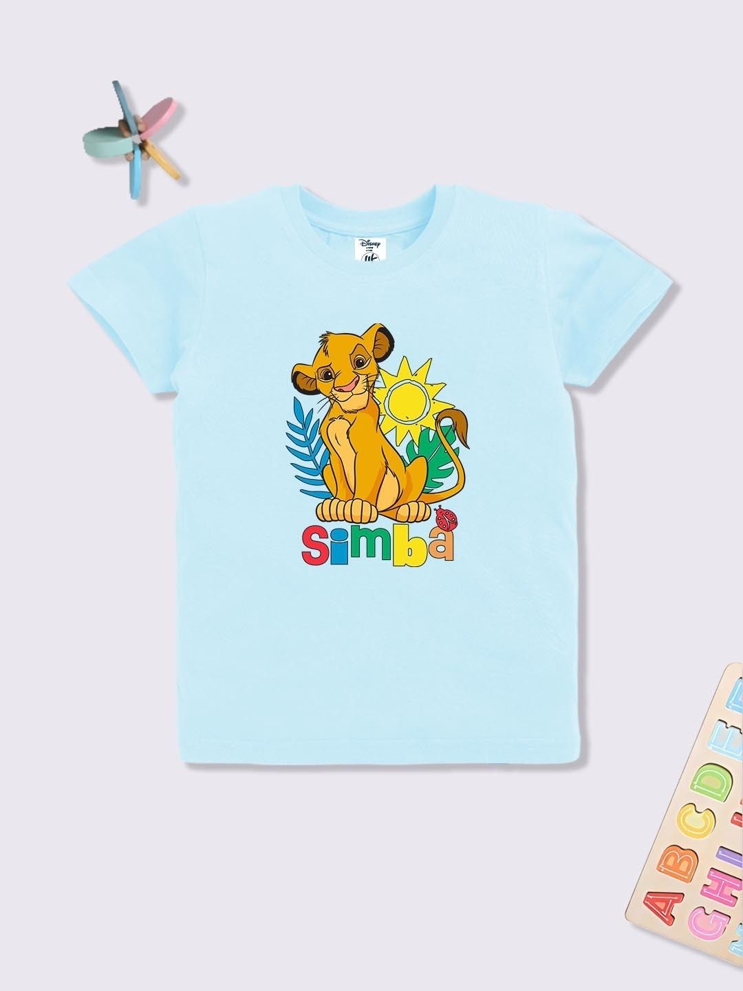 YK Disney Boys Simba Printed Cotton T-shirt-picture-33