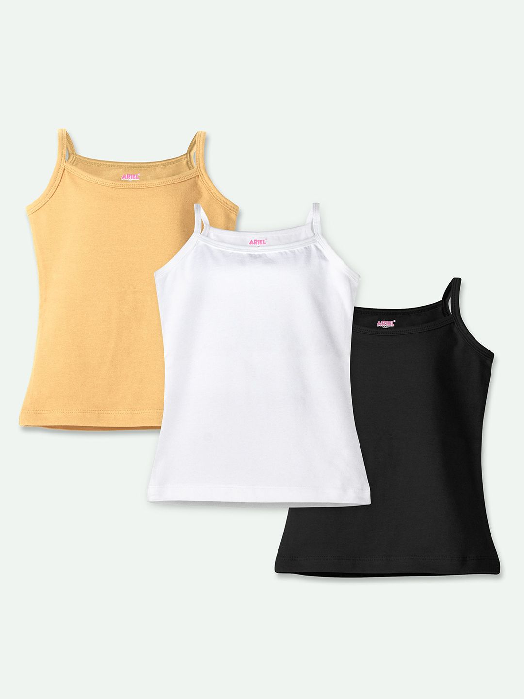 ariel Pack Of 3 Cotton Camisoles-picture-16