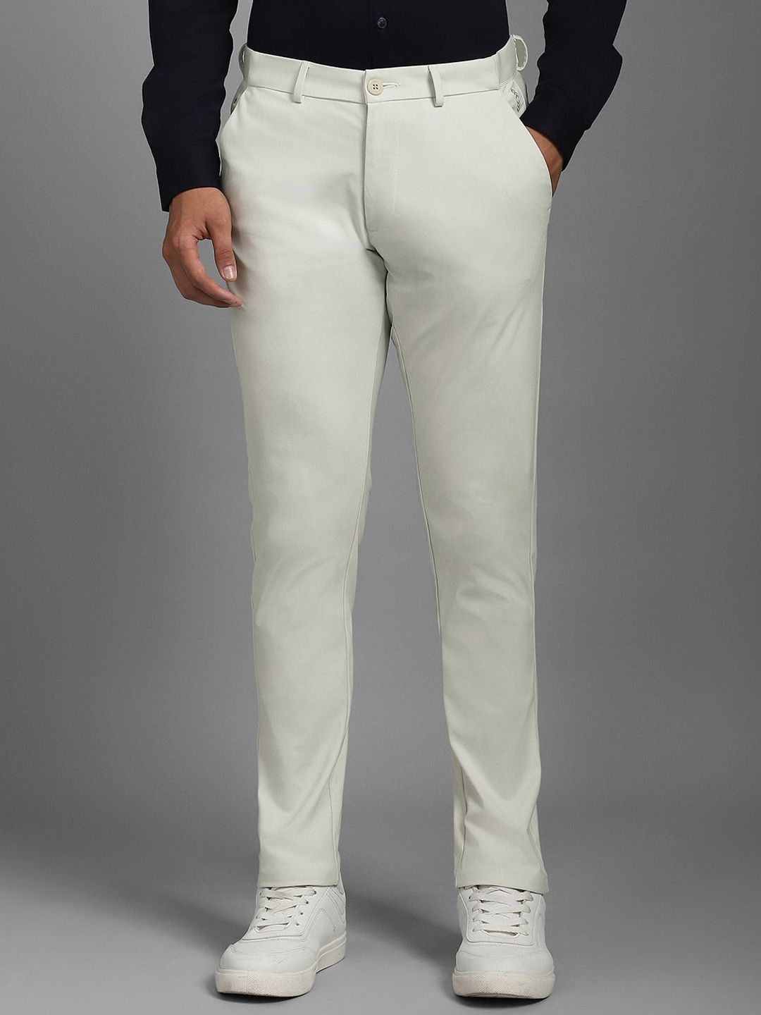Louis Philippe Men Slim Fit Trousers-picture-10
