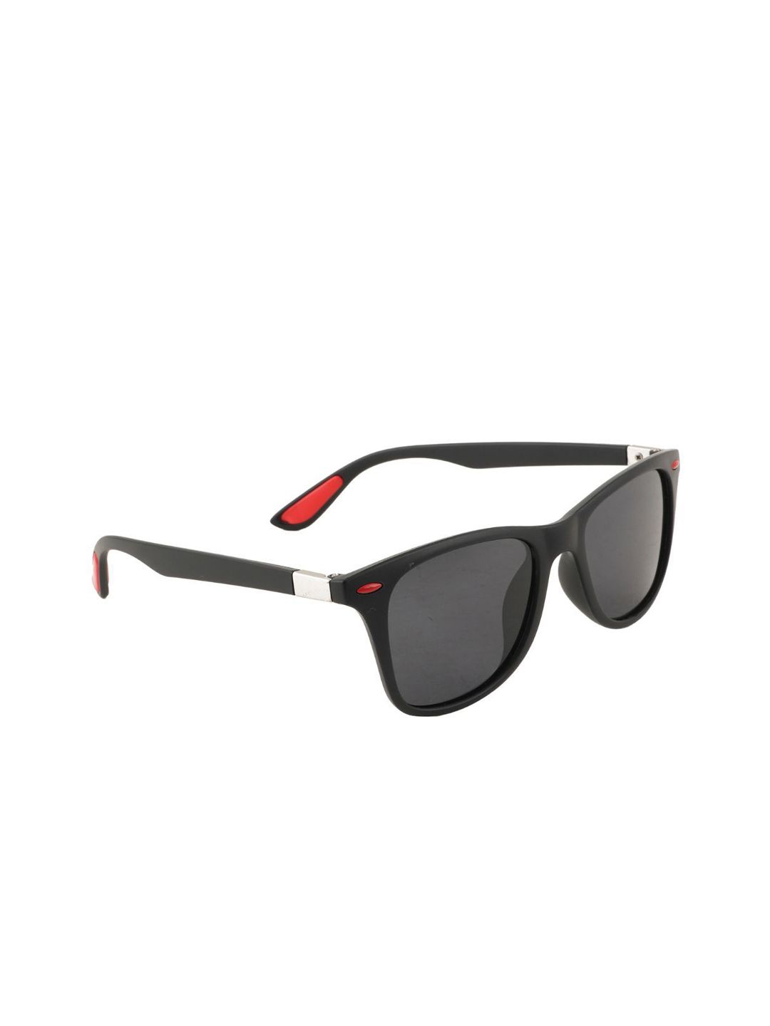 BAYBERRY Unisex Black Lens & Black Square Sunglasses with-image-6