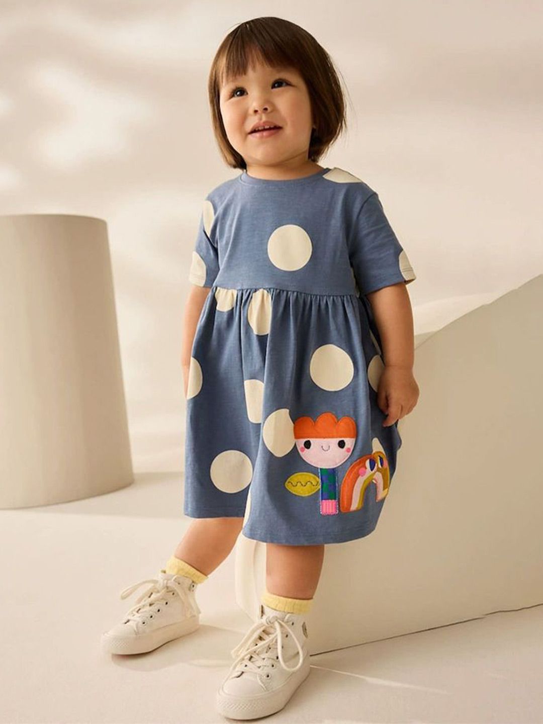 Xsole Girls Printed Fit & Flare Dress-picture-48