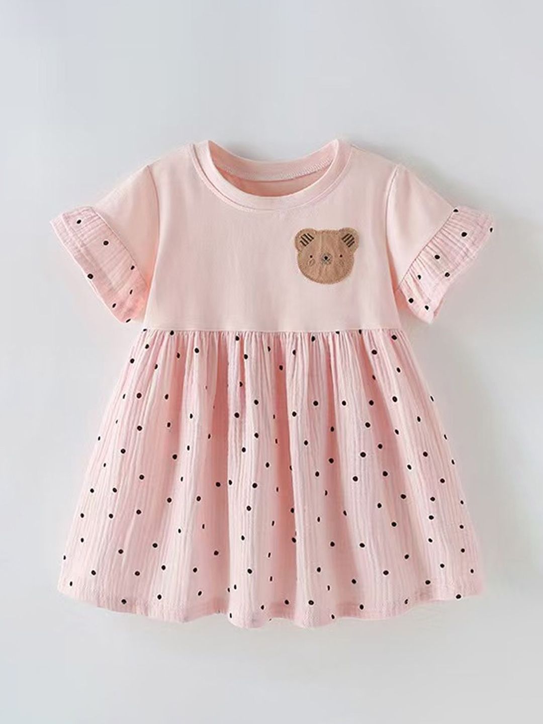 Xsole Girls Printed Fit & Flare Dress-picture-29