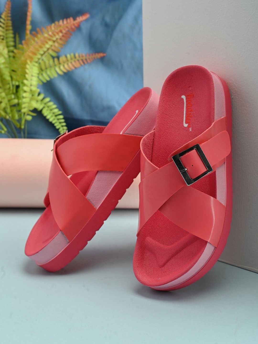 The Roadster Lifestyle Co Women Casual Comfortable Open Toe Flats-picture-33