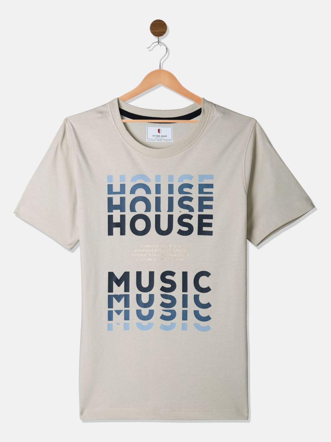 Octave Boys Typography Printed Round Neck Cotton T-shirt-picture-32