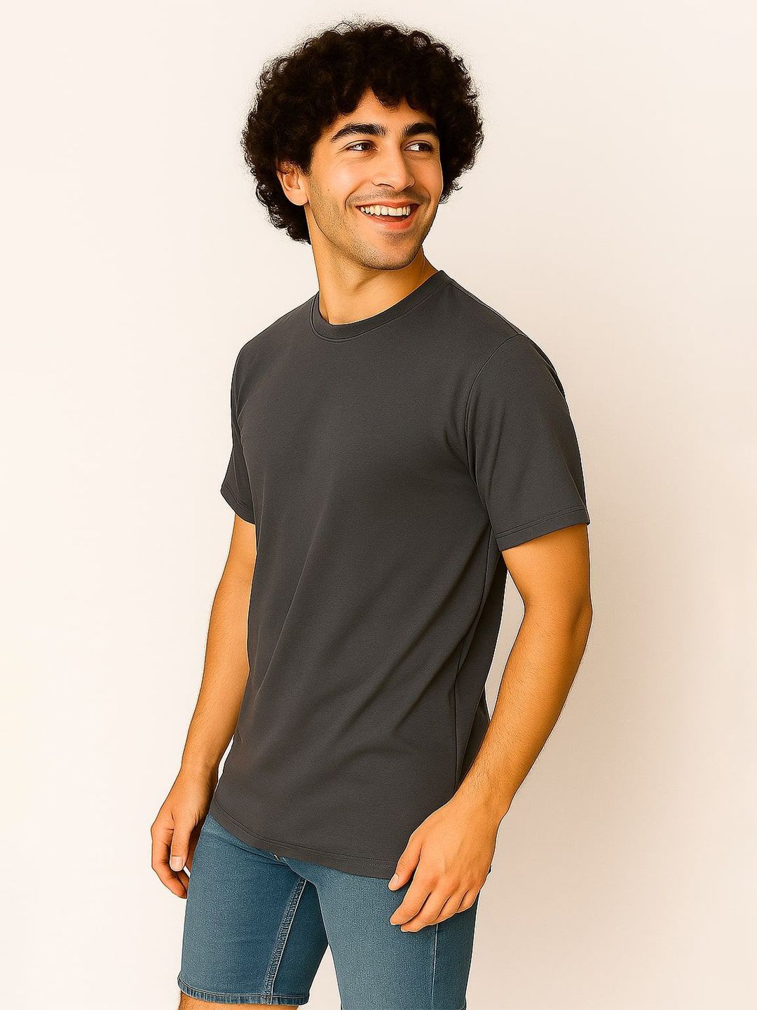 The Roadster Lifestyle Co Round Neck Short Sleeves T-Shirt-image-36